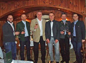 (v.l.n.r.) Die Braumeister der Salzburger Bierkultur: Reinhold Barta (Brauhaus Gusswerk), Wolfgang Schweitl (Die Weisse), Günther Seeleitner (Spezialitäten Manufaktur Hofbräu Kaltenhausen), Axel Kiesbye (Trumer Privatbrauerei), Johannes Höplinger (Augustiner Bräu), Markus Trinker (Stiegl Brauerei)